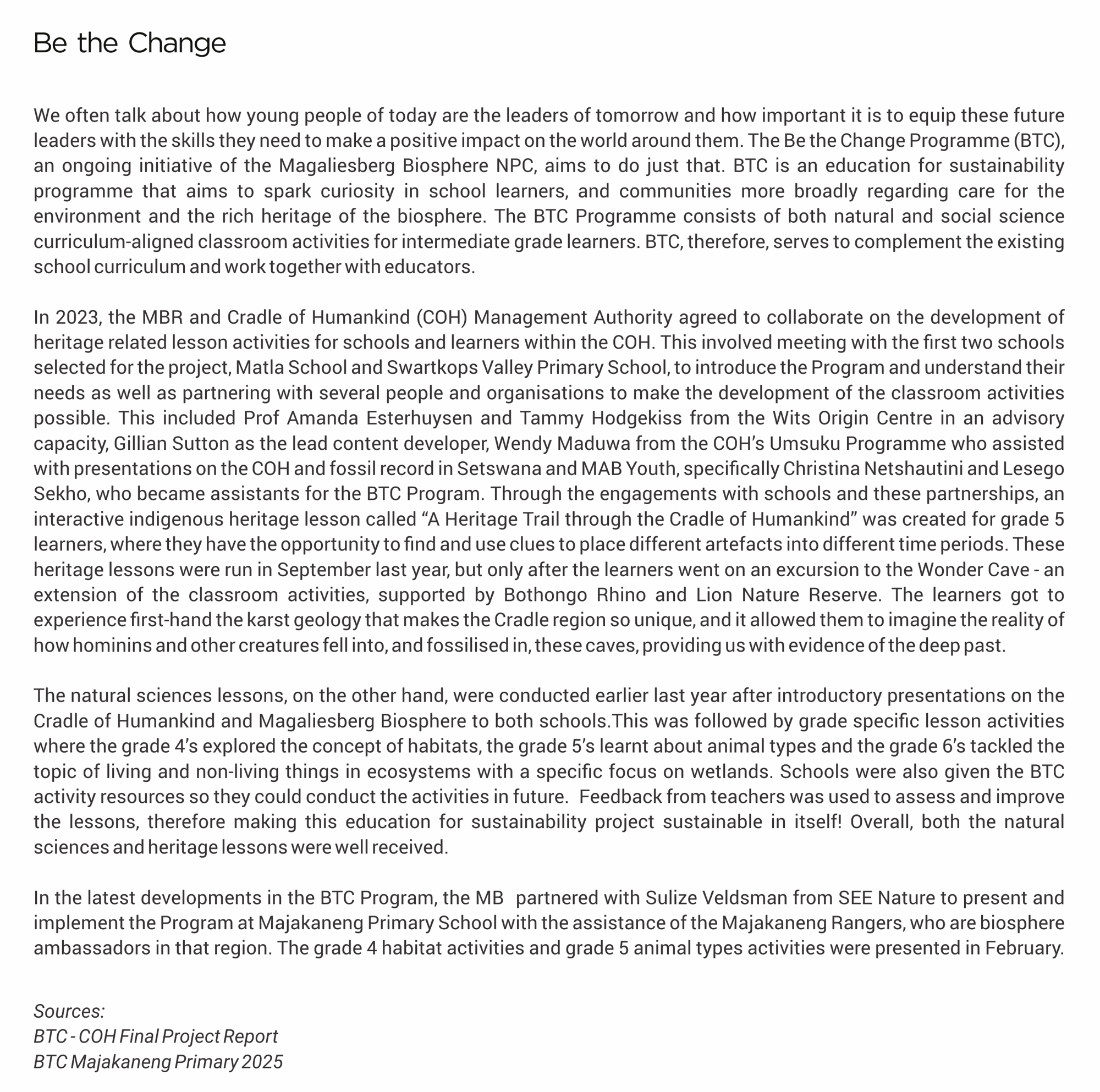 Be the Change-1